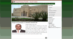 Desktop Screenshot of kenyaembassyriyadh.com